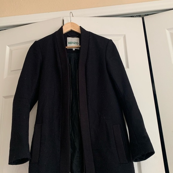 Kenzo Jackets & Blazers - KENZO Virgin wool knit coat